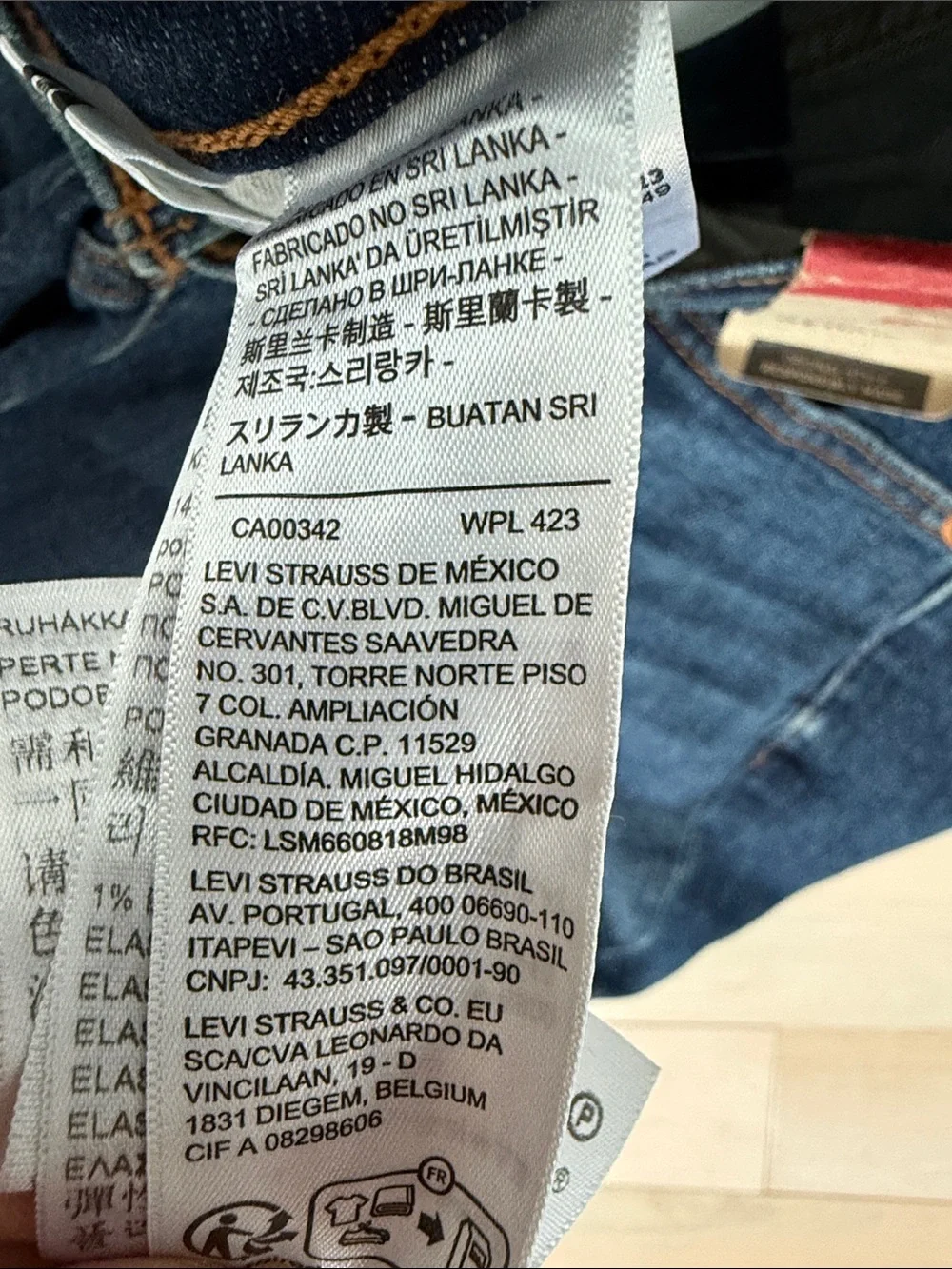 Levi's Men's Indigo Straight Jeans